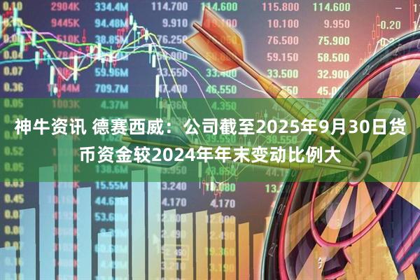 神牛资讯 德赛西威：公司截至2025年9月30日货币资金较2024年年末变动比例大