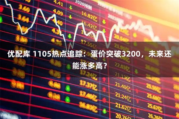 优配库 1105热点追踪：蛋价突破3200，未来还能涨多高？